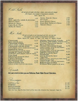 Giotti's menu