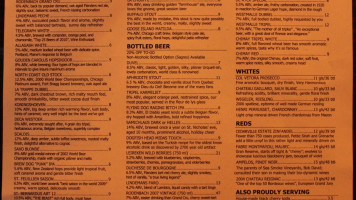 The Refuge (san Carlos) menu