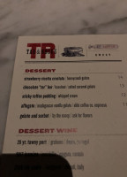 Tar Roses menu