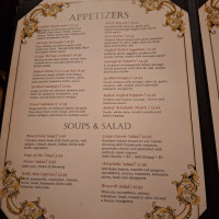 Bella Mia Fine Dining menu