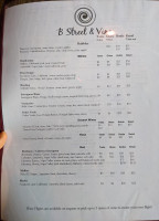 B Street Vine menu