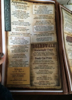 Sonny's Grille menu