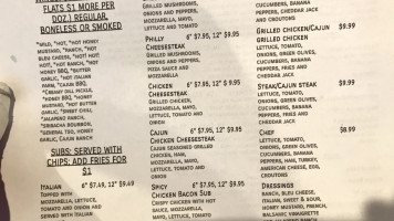 R J PUB & GRILL menu