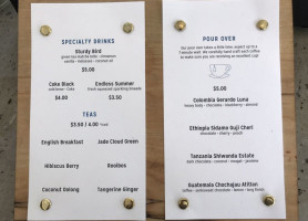 Metro Cafe menu