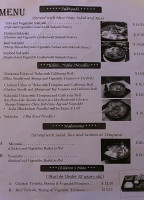 Kijima Japanese Restaurant menu