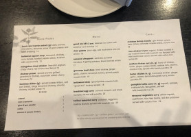 Saffron Burlingame menu