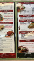 Tacos Df menu