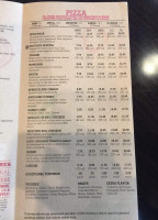 Pizza Factory menu