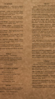 Third Rail Restaurant Bar menu