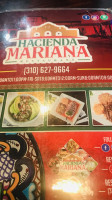 Hacienda Mariana food