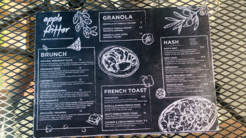 Apple Fritter menu