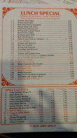 China Garden menu