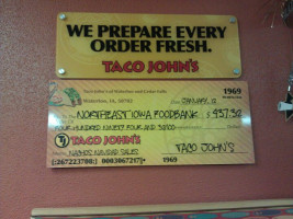 Taco John's food