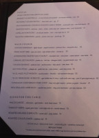 Spaghettini menu