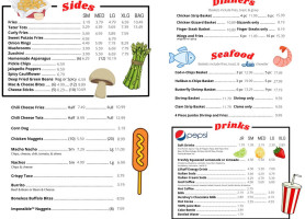 Davy's Burger Ranch menu