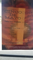 Julian's Mexican Grill menu