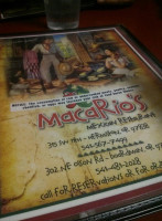 Macario's food