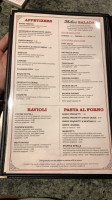 Melini Cucina Italian menu