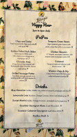 Billy's At The Beach menu