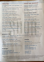 Shor American Seafood Grill menu