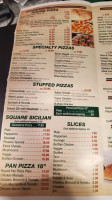 Picasso Pizza menu