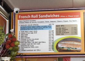 Sandwich House menu