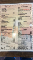 Rafael's Mexican menu