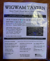 Wigwam Phone Number, Reservations, Reviews menu