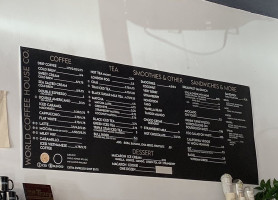 World Coffee House menu