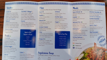 The Hungry Greek menu