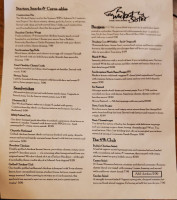 The Wicked Sister menu