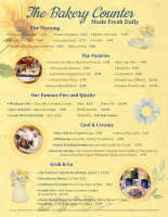 The Sunflower Bakery Cafe menu