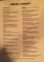 The Blind Rabbit menu