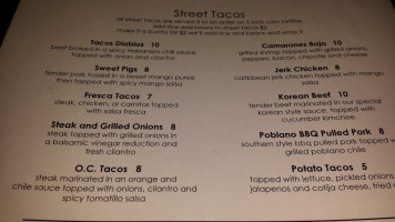 Cabo Taco Baja Grill menu