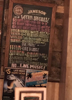 Hennessey's Tavern menu