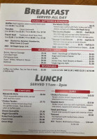 Bayside Diner Eatery menu