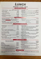 Bayside Diner Eatery menu