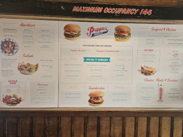 Pappas Burger menu