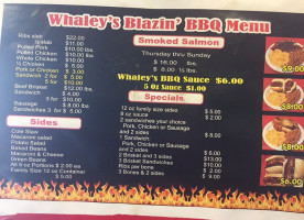 Whaley's Blazin' Bbq food