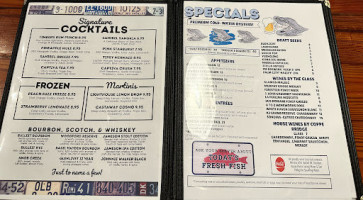 The Sanibel Grill menu