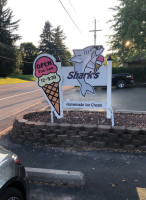 Shark's Custard Candy outside