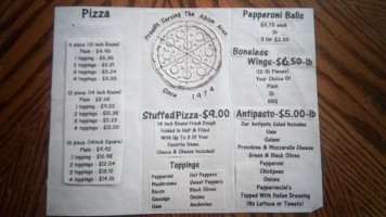 Reed's Pizza Subs menu