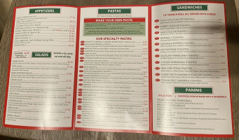 Italian Express menu