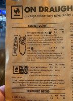 World Of Beer menu