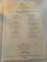 Cafe Monarch menu