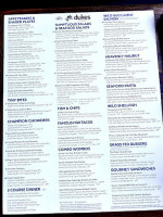 Duke's Seafood Green Lake menu