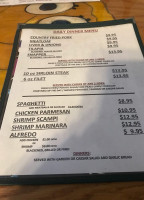 Beanies Sports Grill menu