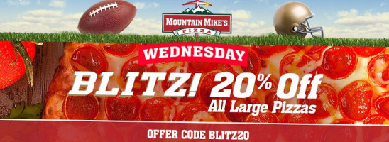 Mountain Mike's Pizza food