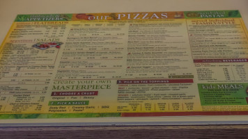 Round Table Pizza menu