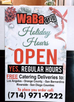 Waba Grill food